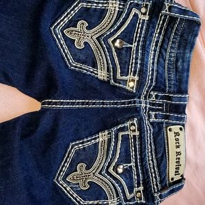Rock Revival Crops half calf fit